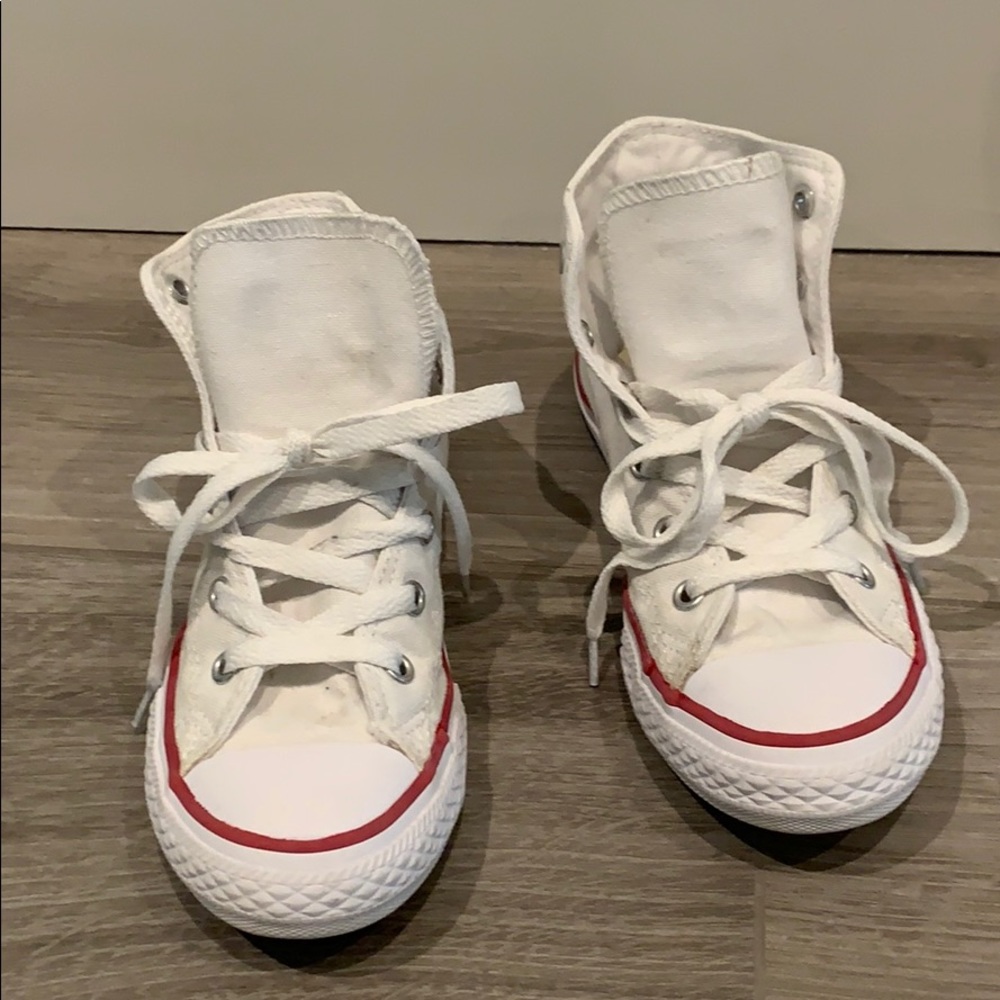 White Converse High Top
